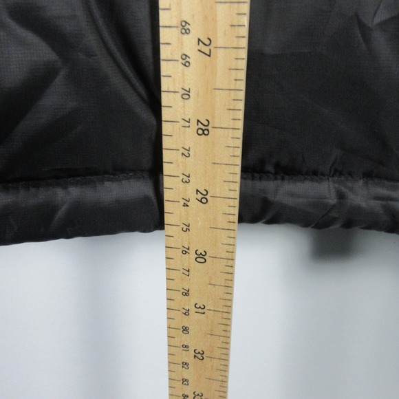 Tumi Tech Men's Black Down Feather Filled Puffer Jacket XL Coat Winter Ski - Picture 16 of 16